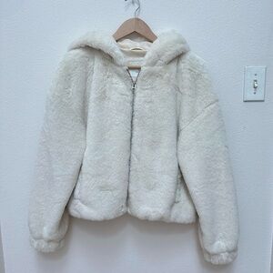 NWT Hollister Faux Fur Jacket